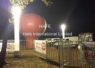 HMI1200W Inflatable Light Tower 36000 LM , Tunnels Temporary Construction Prism Lights