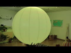 2,2 m runder 20W RGB LED-Beleuchtungsballon mit Gebläsesockel für Ausstellungen