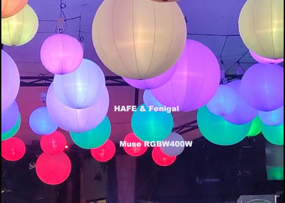 Airstar Type 400W Inflatable LED Color RGBW Sphere Event Lighting Balloon Customized For Sale