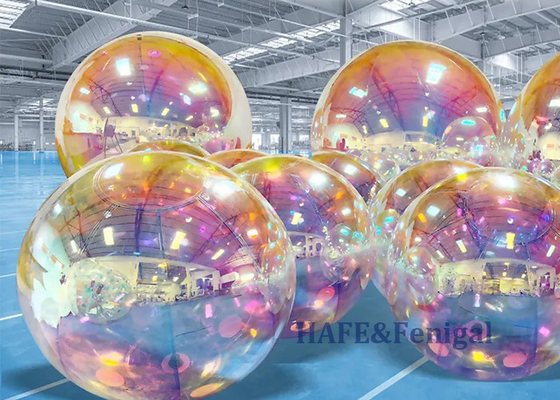 Inflatable Mirror Balloons, Reflective Shiny Balls, Colorful Balloons For Events Decor