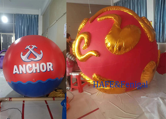 Advertising Floating Inflatable Helium Balloon  Advertise 3-5m Customized Printing