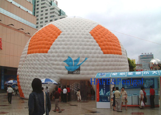 Custom Shape Inflatable Football Bouncy Castle For Commercial Activities