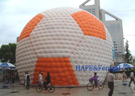 Custom Shape Inflatable Football Bouncy Castle For Commercial Activities