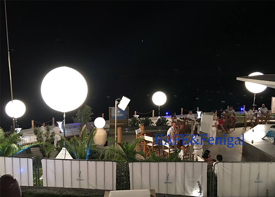 Outdoor Event lighting Decoration 240w Inflatable Led Light Balloon 3m