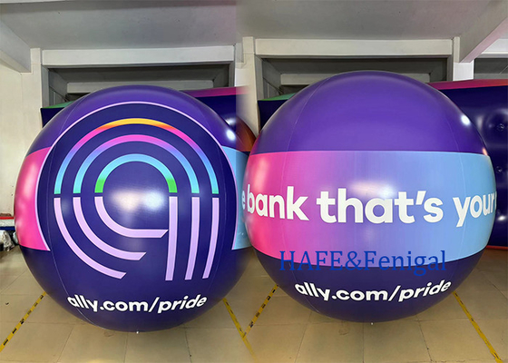 Business Marketing Advertising Floating Inflatable Helium Balloon Advertise 3-5m Customized Printing