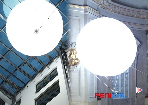 LED Ellipse Film Lighting Balloon 1200W Inflatable Suspension Balloon For Television And Film Lighting
