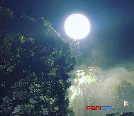 Weather Proof Mattress Shape Artemis Film Lighting Balloon