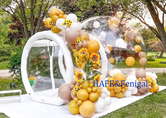 Party Fun House Giant Clear Inflatable Crystal Igloo Dome Balloons Bubble Tent Transparent