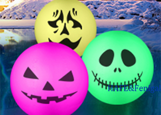 40cm Inflatable Waterproof PVC Floating LED Lighting Pool Beach Balls For Sale