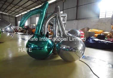 Customized Musical Note Inflatable Mirror Ball For Event Festival Decoration