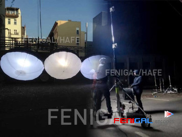 High Brightness Customizable Soft Light 2000W Inflatable LED Film Lighting Balloon