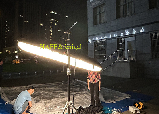 Soft Lightweight Flicker Free Pad LED Bi Color 720W Balloon Light For Film
