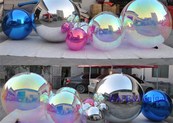 Colorful Inflatable Mirror Balloon PVC Inflatable Ball Big Shiny Inflatable Mirror Ball For Event Decoration