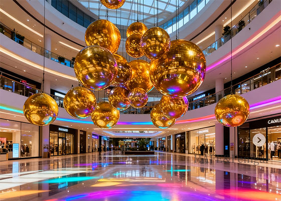 Large Shiny Inflatable Mirror Ball for Event, Festival & Art Decoration