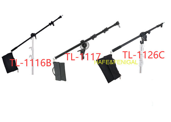 Aluminum (Lightweight) And Steel (Heavy-Duty) Constructions Adjustable Boom Arm Stands