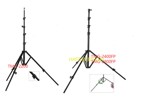 Heavy-Duty Air Cushioned Light Stand 3200mm Adjustable 4–5 Sections Foldable