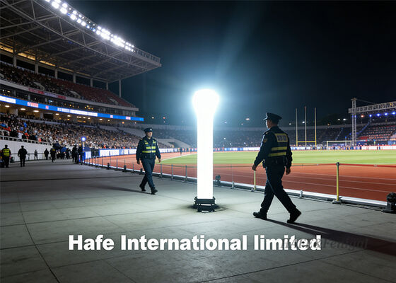 Inflatable Light Tower with Quick Deployment High Brightness and Dual-Power Functionality for Outdoor Use