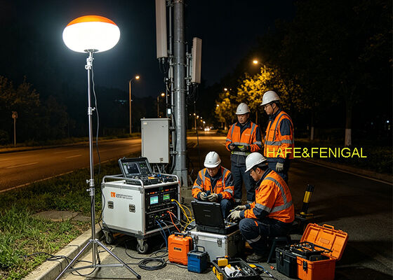 SUN LED80SP Portable LED Balloon Light with 80W LED Glare-Free Illumination and AC/DC Power Compatibility for Mobile Work