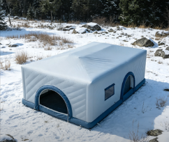 Durable Waterproof Inflatable Air Tent with 3000mm PU Coating for Rapid 25-Minute Deployment and Extreme Weather Resilience