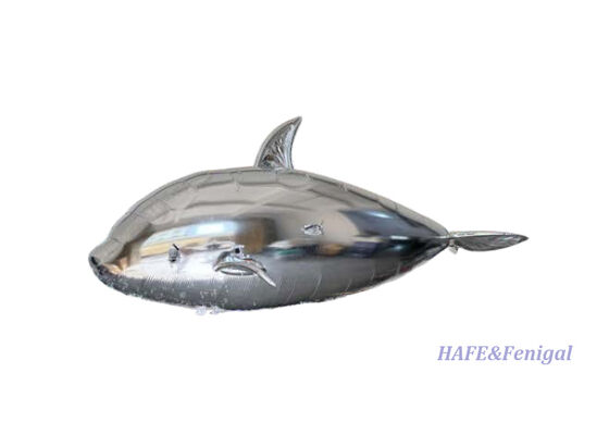Remote-Controlled Flying Orca Helium Airship with Gyro-Stabilized Flight Control and Lightweight PP + PA Aluminum Film
