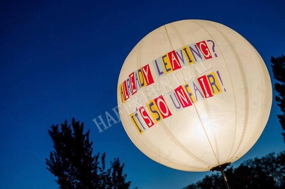 Inflatable Lighting Advertising Marketing Decoration Balloon 230V Can Be Launched