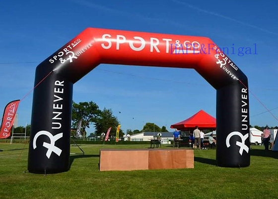 Outdoor Advertising Inflatable Arch Start Finish Line PVC Tarpaulin  For Event