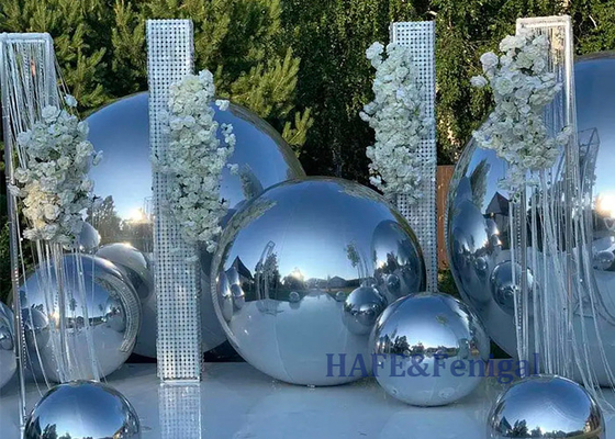 Big Shinny PVC Inflatable Reflective Ball /Inflatable Christmas Mirror Sphere