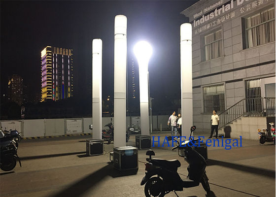 Leichter aufblasbarer Leuchtturm mit 1150 Watt Metallhalogenidlampe für schnelle Montage im Außenbau und bei Veranstaltungen