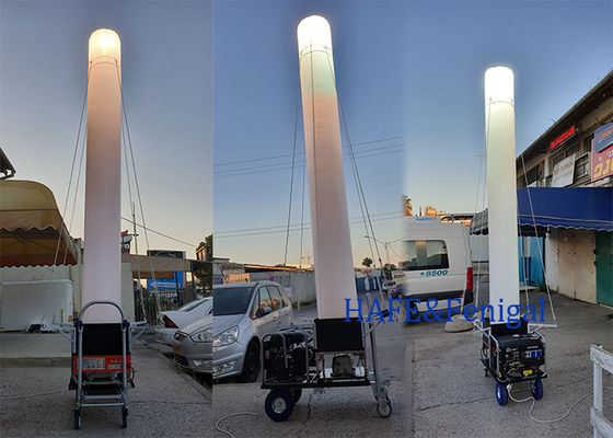 Easy Setup Portable Inflatable Light Tower with Bright and Uniform Lighting for Outdoor Use