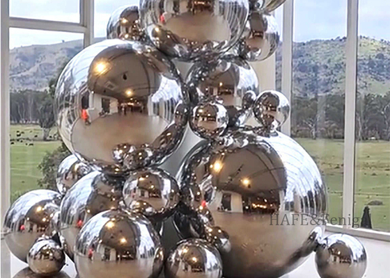 4 Fuß 5 Fuß 6 Fuß Aufblasbare PVC Glänzende Spiegelballons für luxuriöse Hochzeits- und Geburtstagsdekorationen