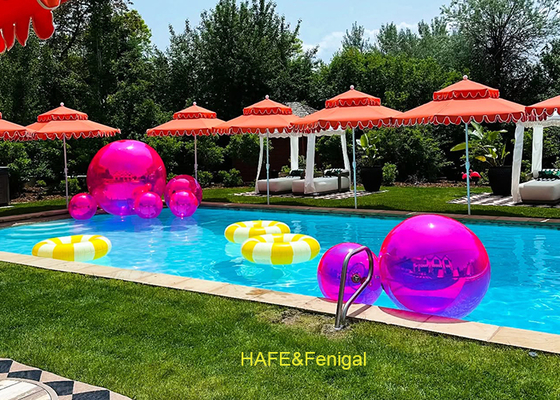 1m 1,2m Violet PVC Spiegelballon für die Dekoration von Poolpartys