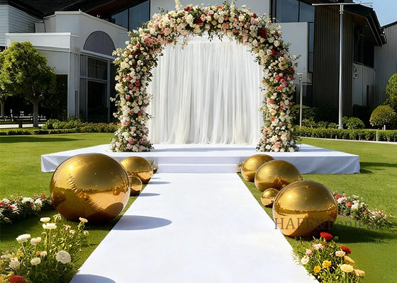 Aufblasbarer PVC-Ballon mit Spiegeloberfläche für Weltraum-Atmosphären-Dekoration