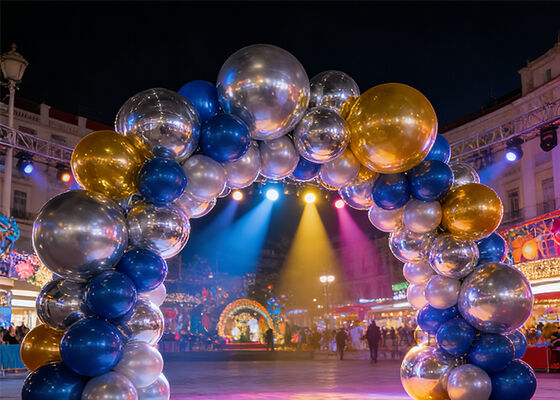 Große aufblasbare PVC-Spiegelballons geeignet für Veranstaltungen Bühnenpartys Werbung und Darbietungsdekorationen