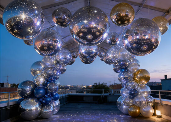 Versiegelte PVC-Spiegelkugel 1,5 m bis 3 m zur Veranstaltungs- und Ausstellungsdekoration