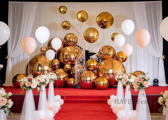 Colored Mirror Reflective Plate PVC Mirror Spherical Active Decoration