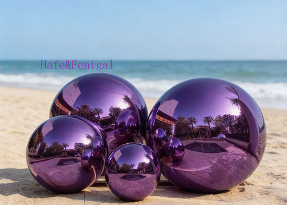 Große aufblasbare Spiegelkugel mit metallischem Glanz für visuelle Dekoration und Anzeigen