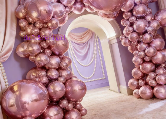 PVC-aufblasbarer Spiegelballon mit hochglänzender Metallic-Oberfläche für dekorative Anwendungen