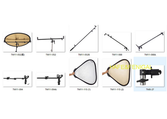 Doppelseitiger Handreflektor und Reflektorklemme für Studio-Festlicht-Setups