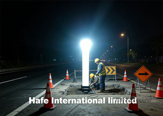 Inflatable Light Tower with Quick Deployment High Brightness and Dual-Power Functionality for Outdoor Use