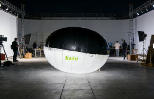 Ellipse LED Lichtballon   2880W, Ø4.5m x H3.4m für die professionelle Film- und Fernsehproduktion