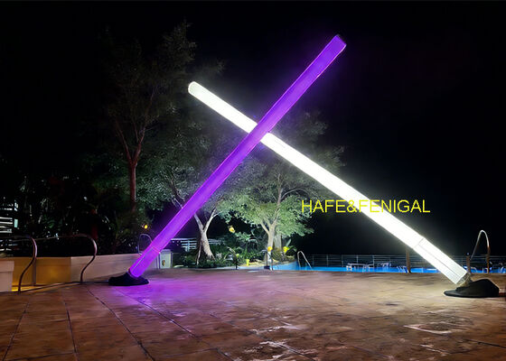5m Long Inflatable Pixel Tube Light Via DMX Or Smartphone For Creative Professionals