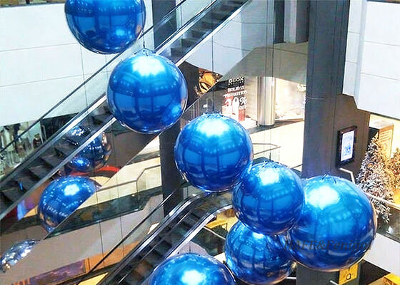 0,8mm PVC reflektierende Spiegelballons, geeignet für hängende Dekorationen in Einkaufszentren