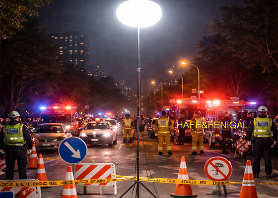 LED 400w Sicherheitsballonlichter auf einem verstellbaren Stativ für schnelle Reaktion