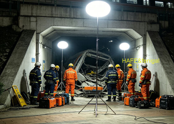Sun LED600DC AP 600W Ballonleuchte mit 90.000 Lumen und geräuschlosem Betrieb für Notrettung