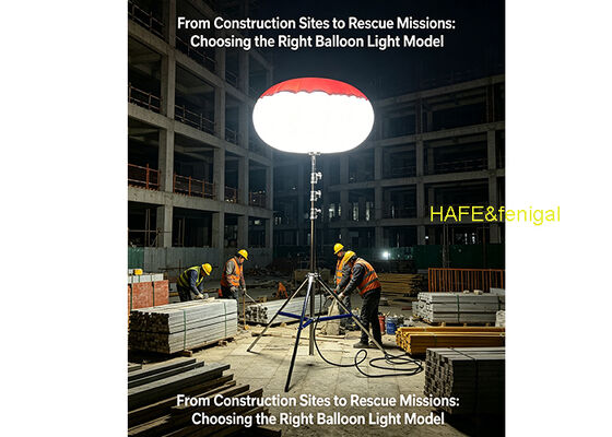 400 Watt LED-Ballonlicht mit tragbarem Stativ für Notlicht