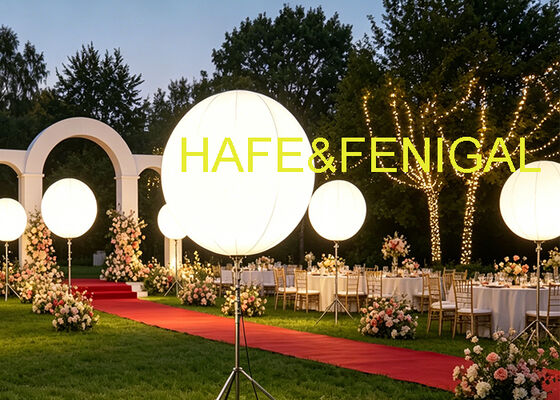 Pearl EN Ballonlicht: Aufblasbares 200-W-LED-Licht mit anpassbarer Hülle und tragbarer Gleichstromoption für Veranstaltungen