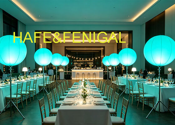 Aufblasbares Premium-Ballonlicht Muse SP mit RGB+W-LED-Technologie, 72.000 lm Helligkeit und anpassbarem Logo