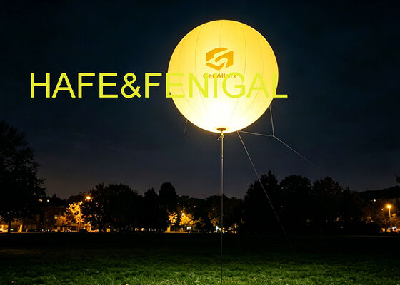 Professioneller kugelförmiger Beleuchtungsballon der Moon SE-Serie mit anpassbaren Farbabdeckungen und 400-W-LED-Lichtquelle mit optionaler DMX-Steuerung