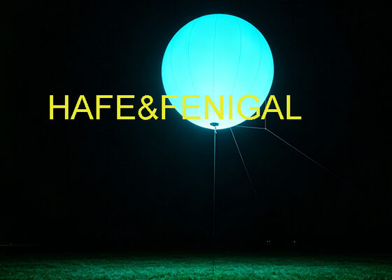 Mond EN 5.0m LED 1200W Aufblasbare Kugelballonleuchte mit anpassbarem Logo