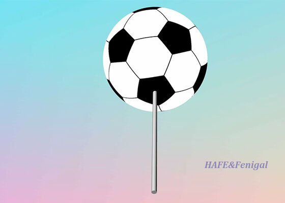 Custom Illuminated Inflatable Soccer Ball with Internal LED Lighting and Reinforced Hanging System for Sports Events